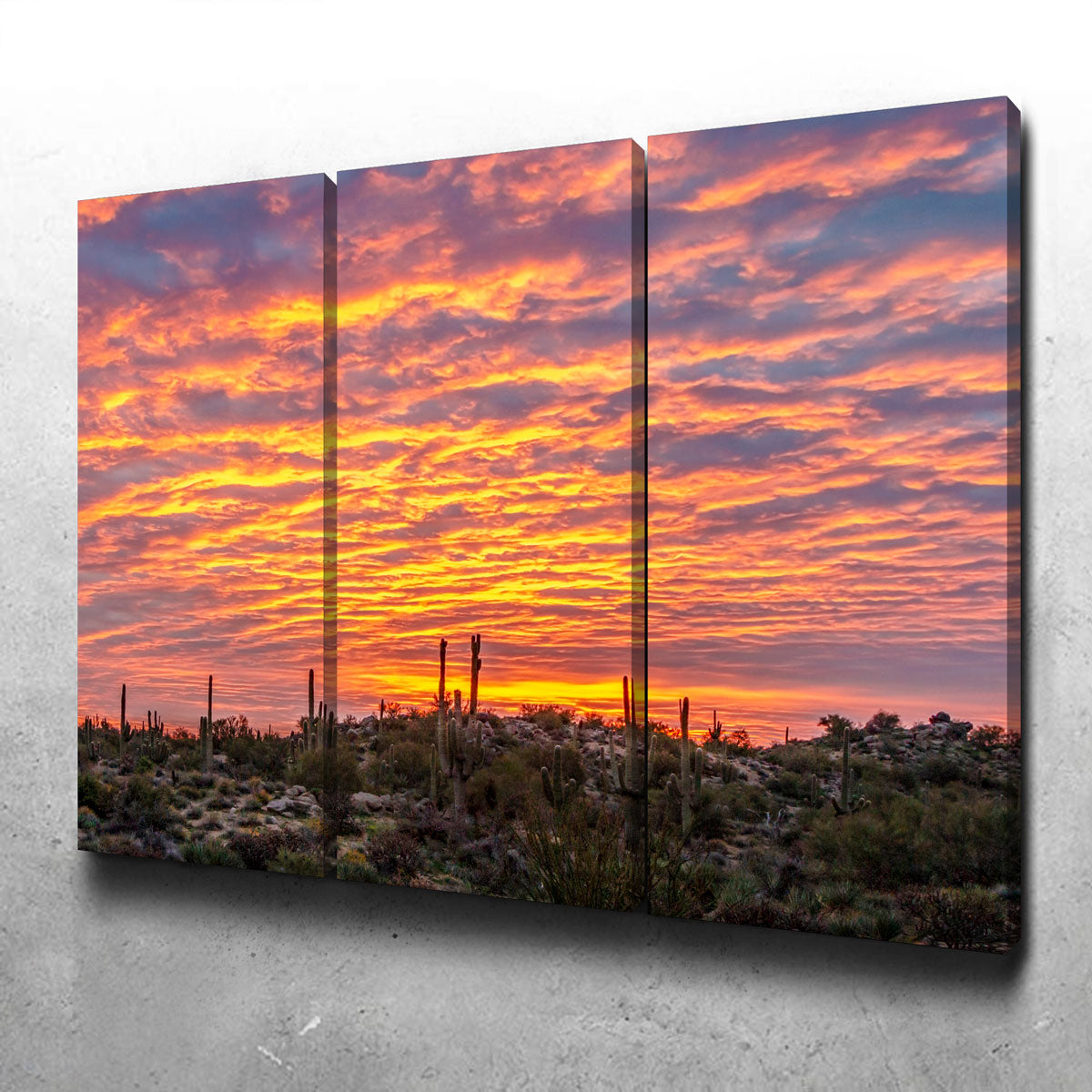 Vibrant Arizona Desert Sunrise Wall Art