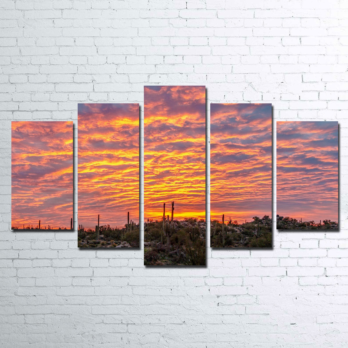 Vibrant Arizona Desert Sunrise Wall Art