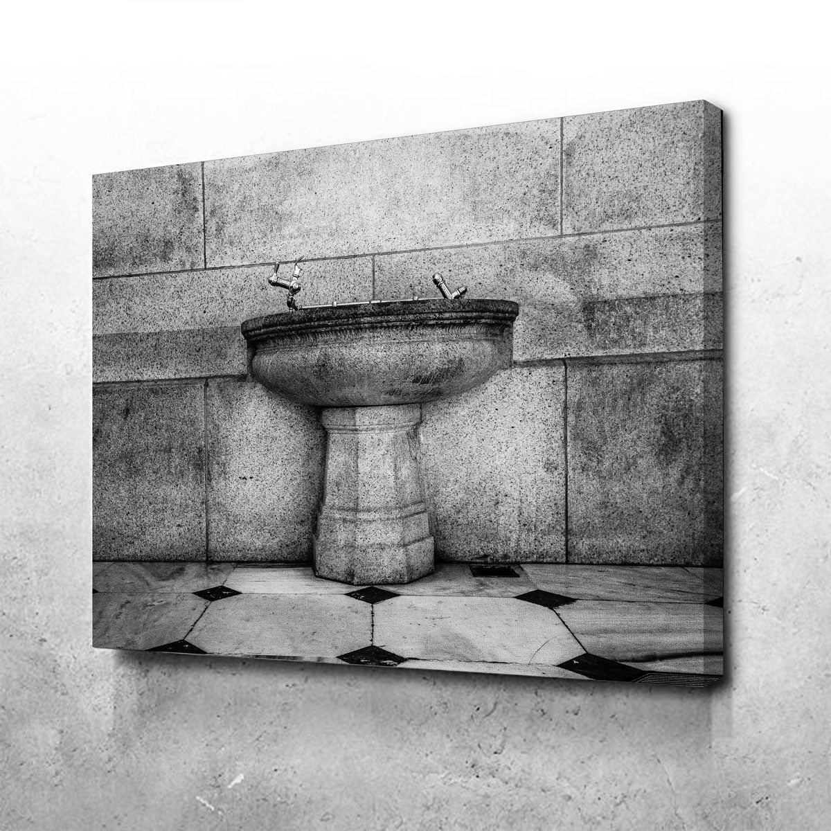 Vintage Fountain Wall Art