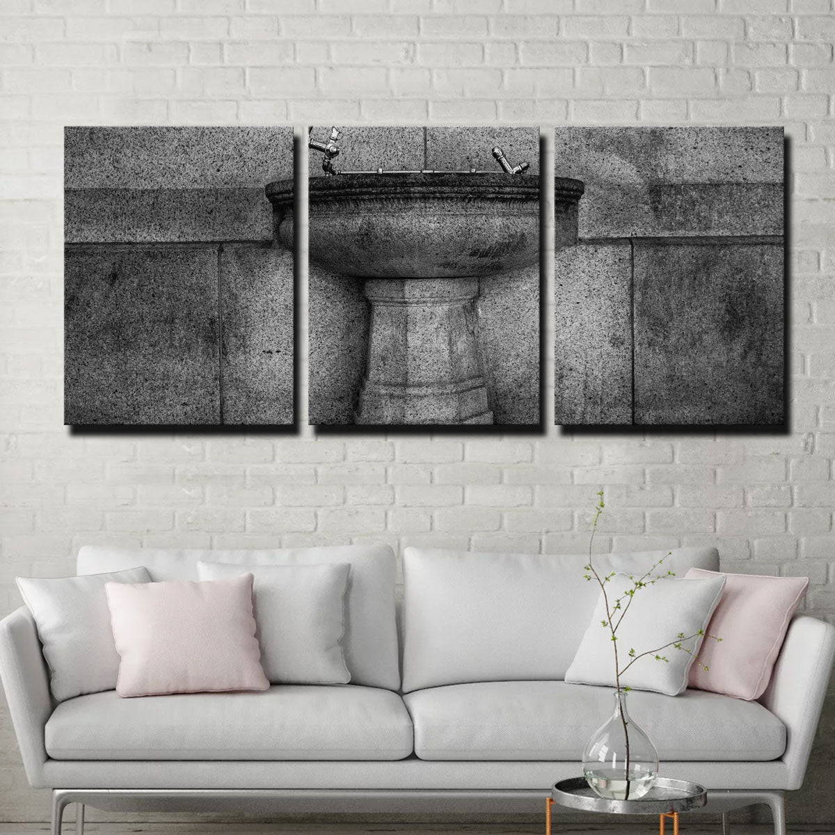 Vintage Fountain Wall Art