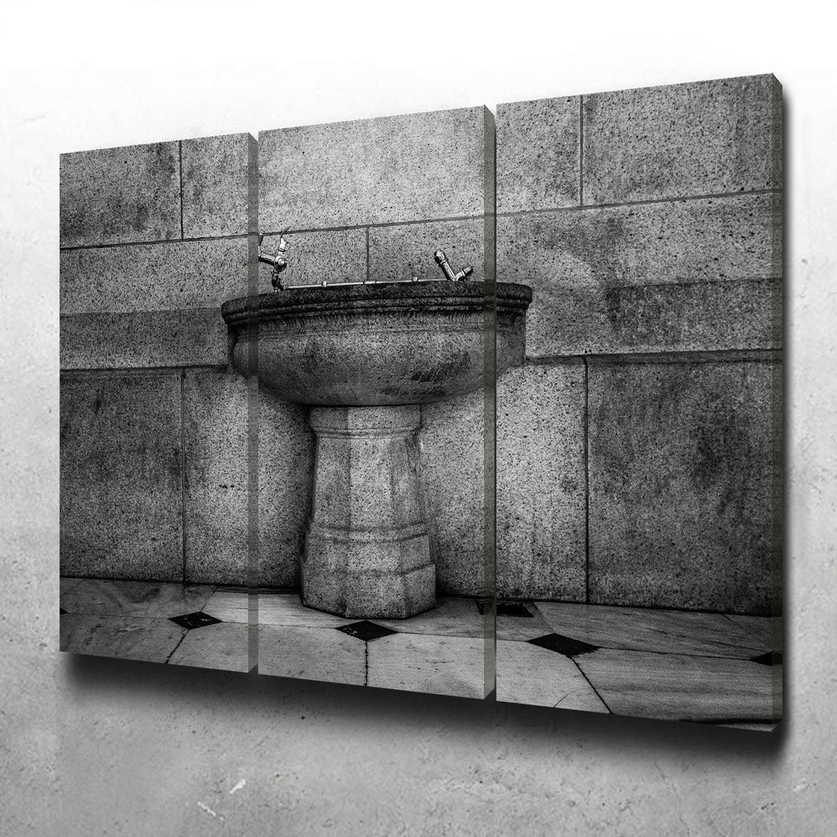 Vintage Fountain Wall Art