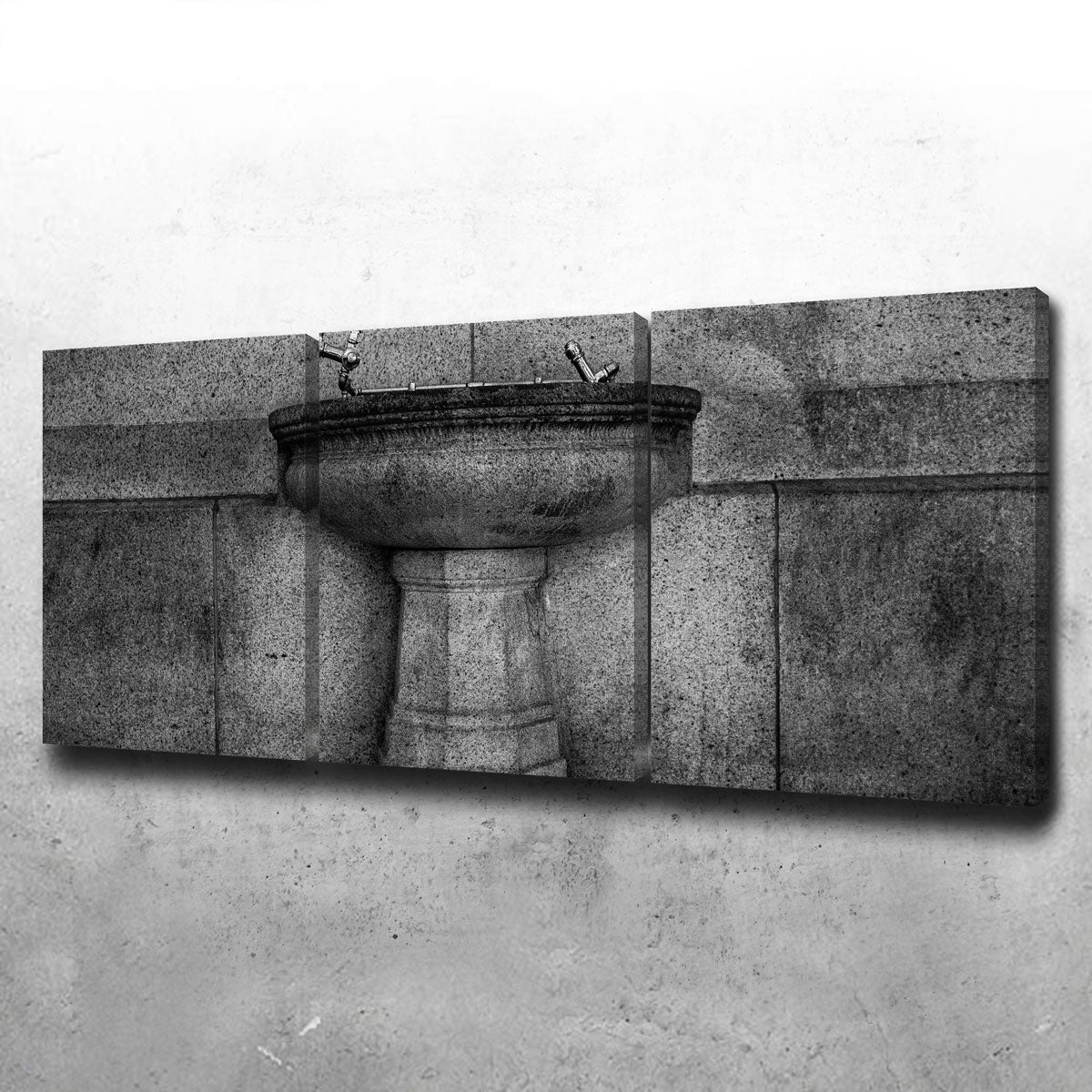 Vintage Fountain Wall Art