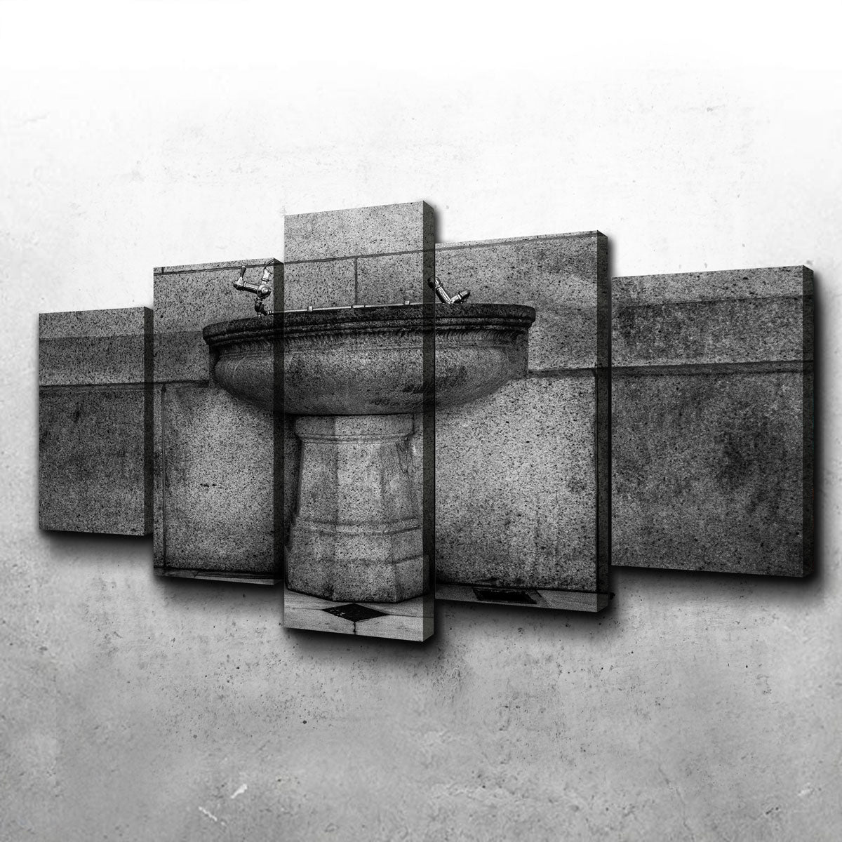 Vintage Fountain Wall Art