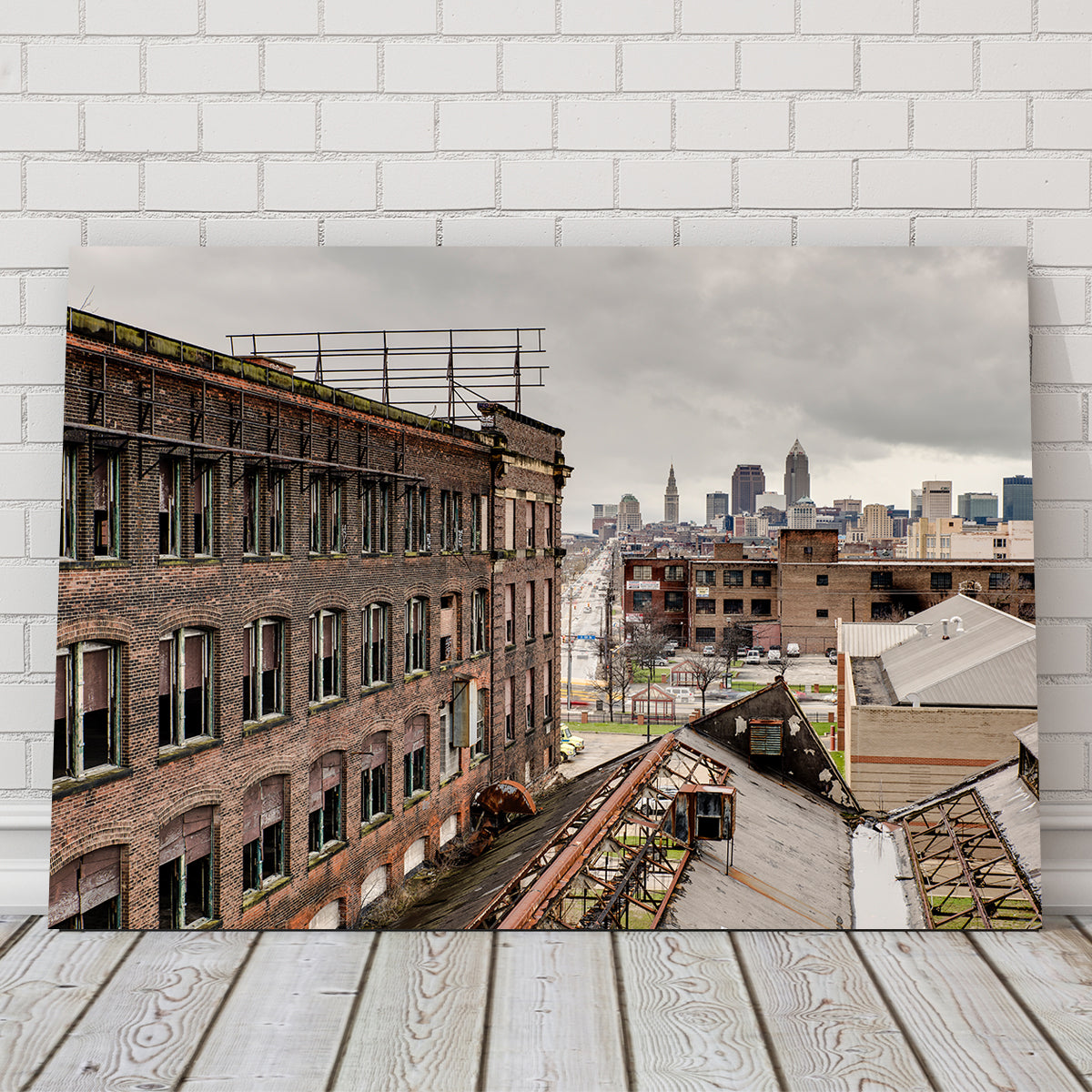 Warner & Swasey Overlooking Cleveland Wall Art