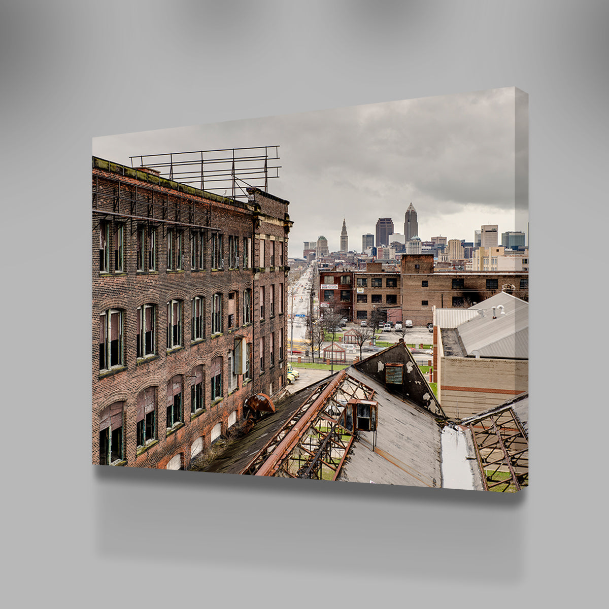 Warner & Swasey Overlooking Cleveland Wall Art