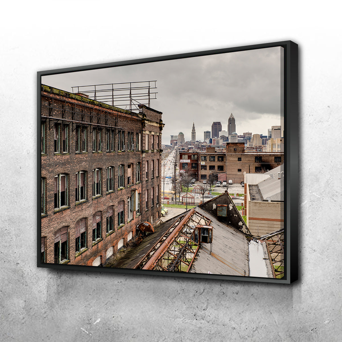 Warner & Swasey Overlooking Cleveland Wall Art