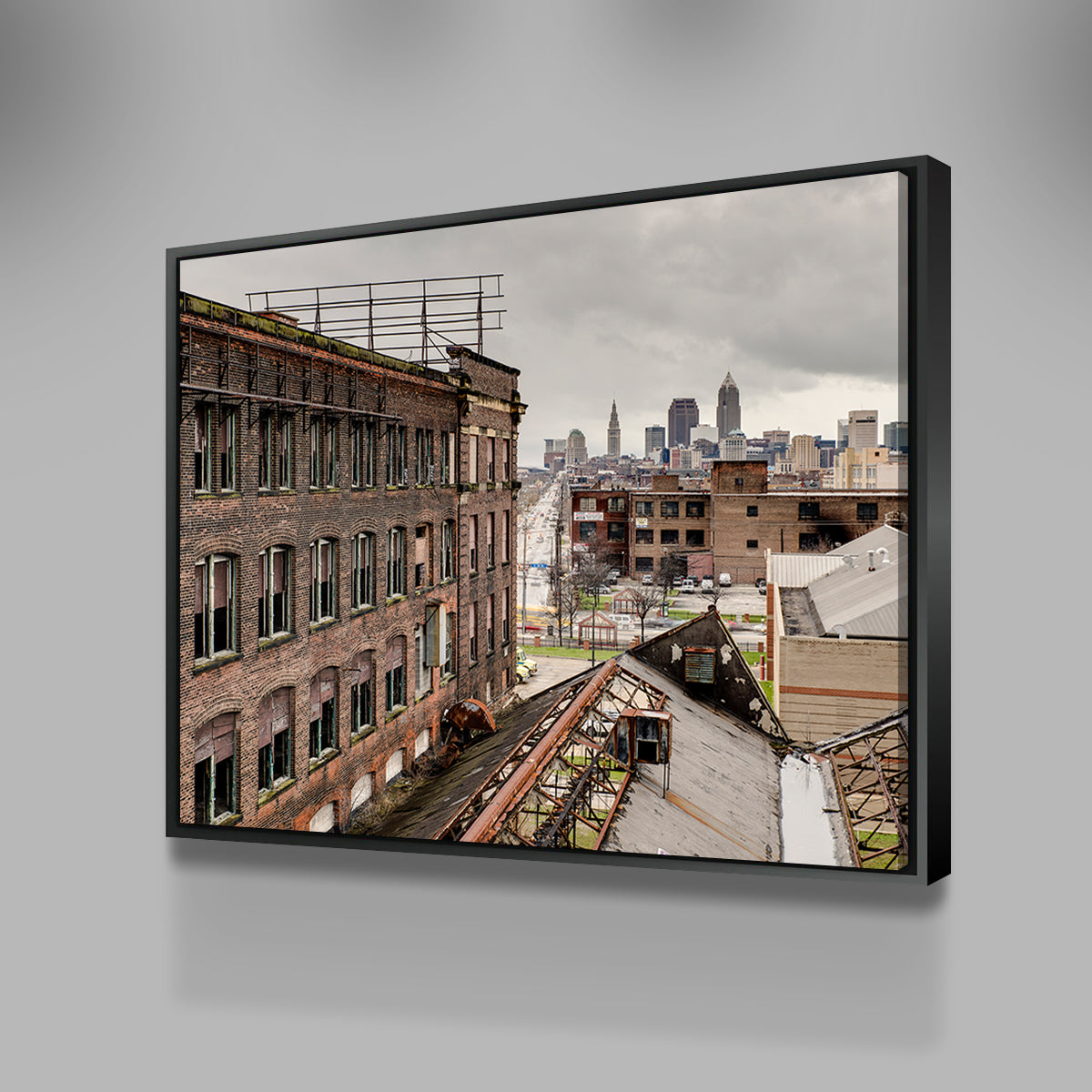 Warner & Swasey Overlooking Cleveland Wall Art