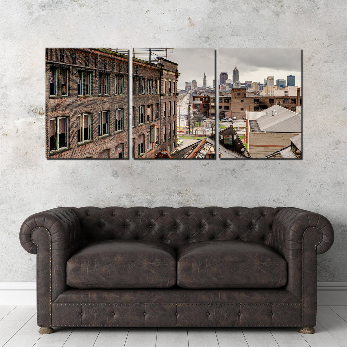 Warner & Swasey Overlooking Cleveland Wall Art