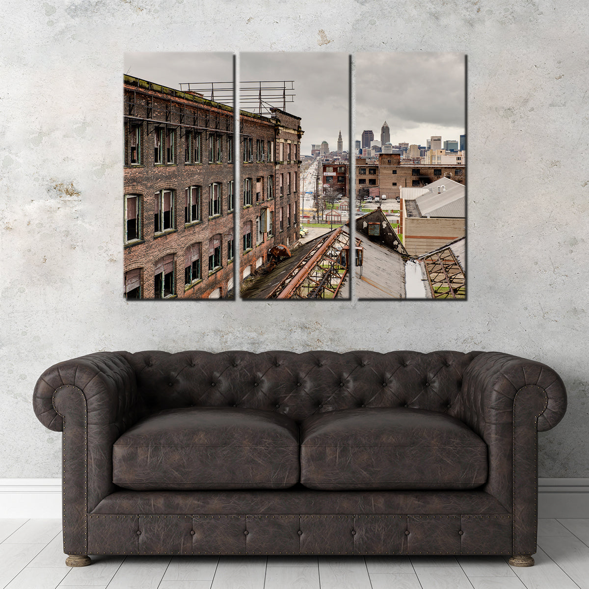 Warner & Swasey Overlooking Cleveland Wall Art