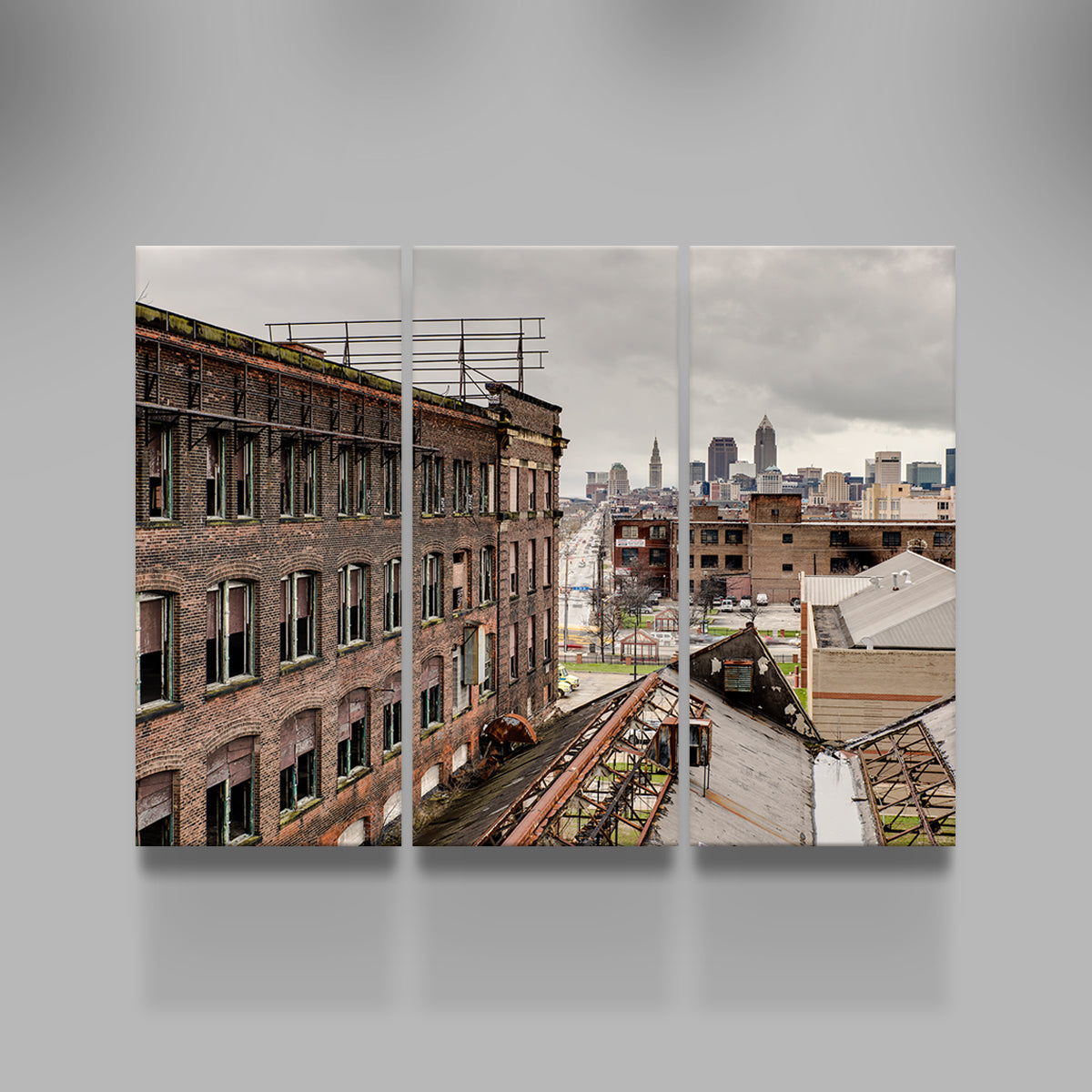 Warner & Swasey Overlooking Cleveland Wall Art