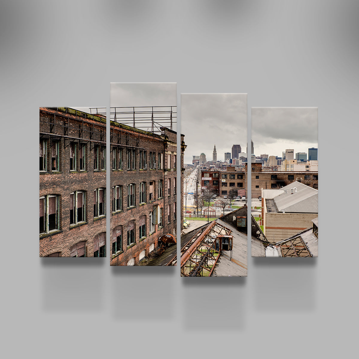 Warner & Swasey Overlooking Cleveland Wall Art