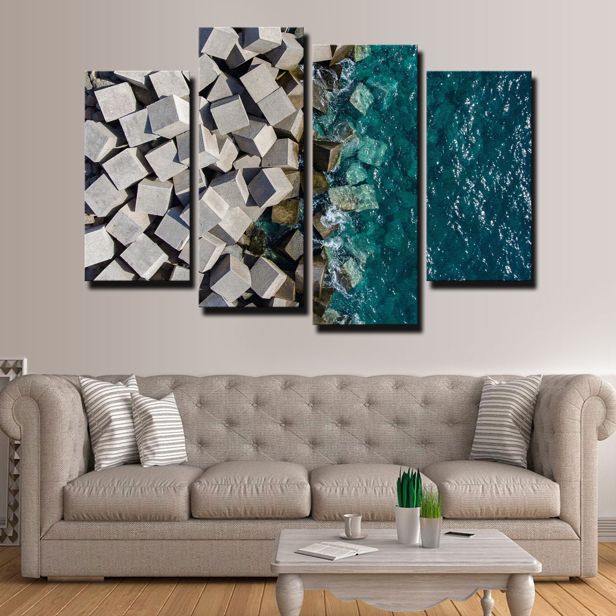 Water Blocks Wall Art