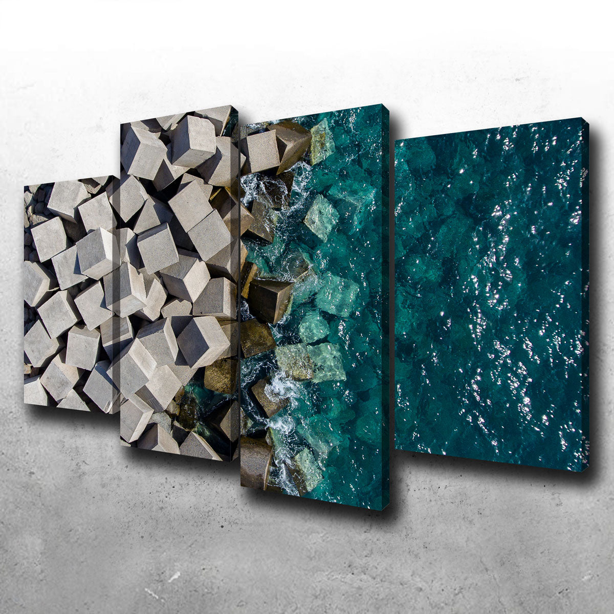 Water Blocks Wall Art
