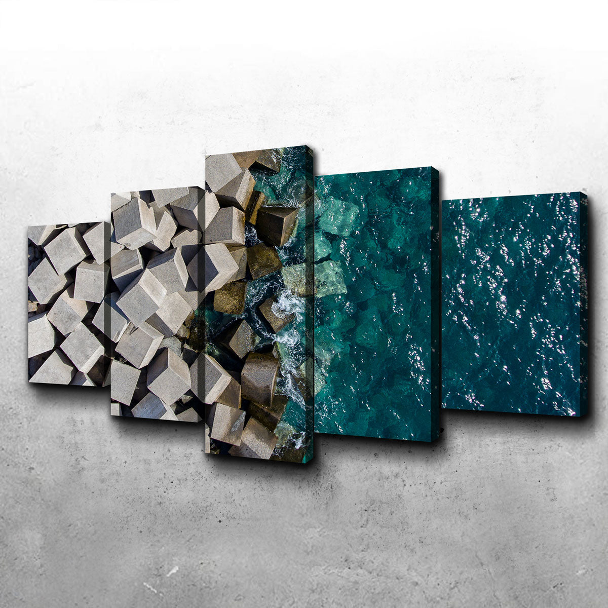 Water Blocks Wall Art