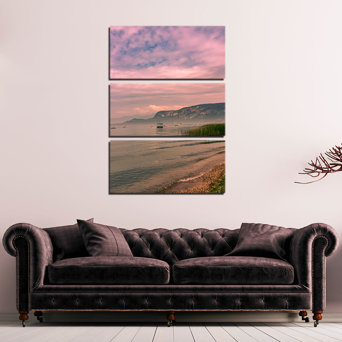 Waves on Lake Wall Art