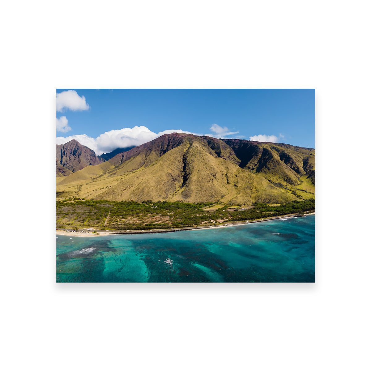 West Maui Aerial Wall Art