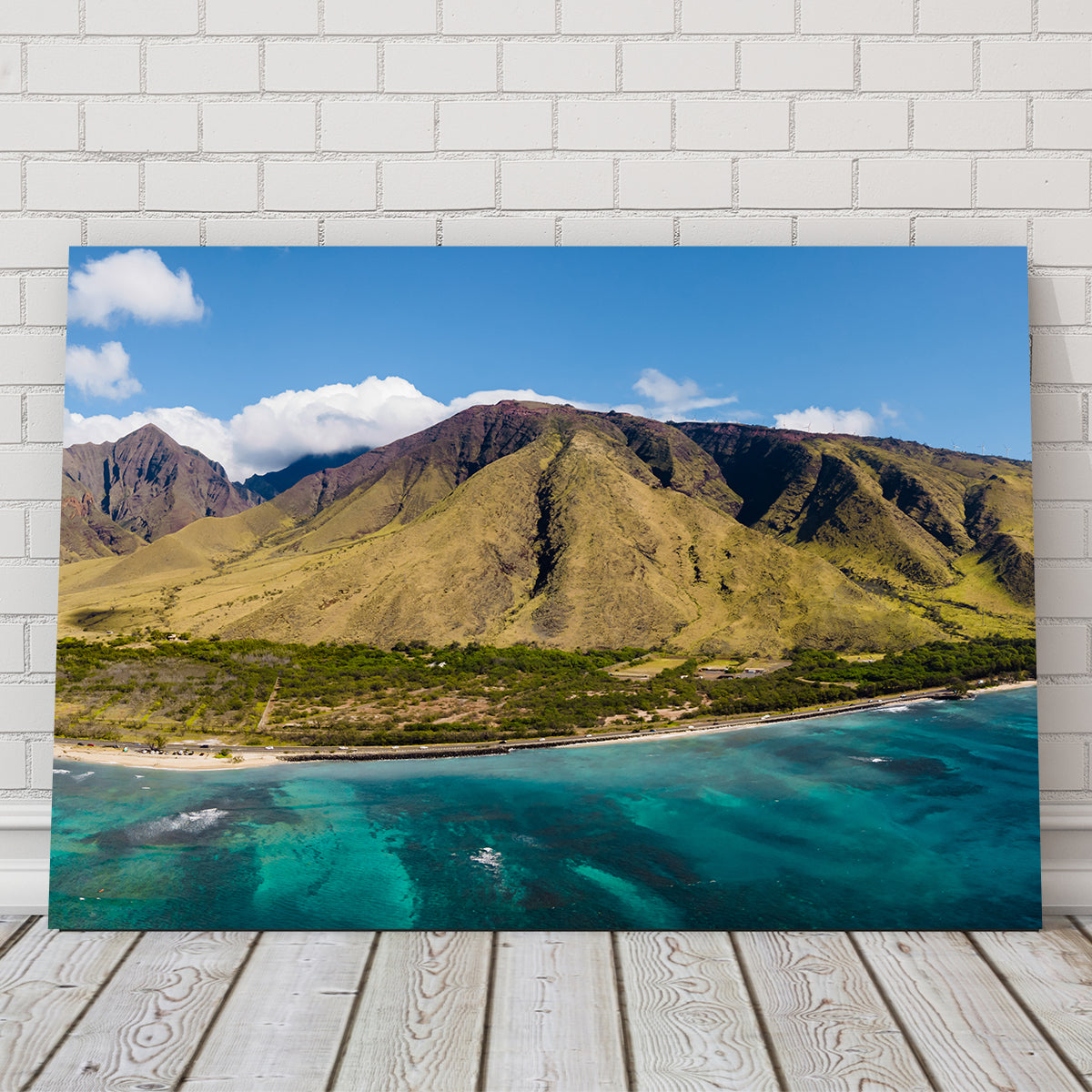 West Maui Aerial Wall Art