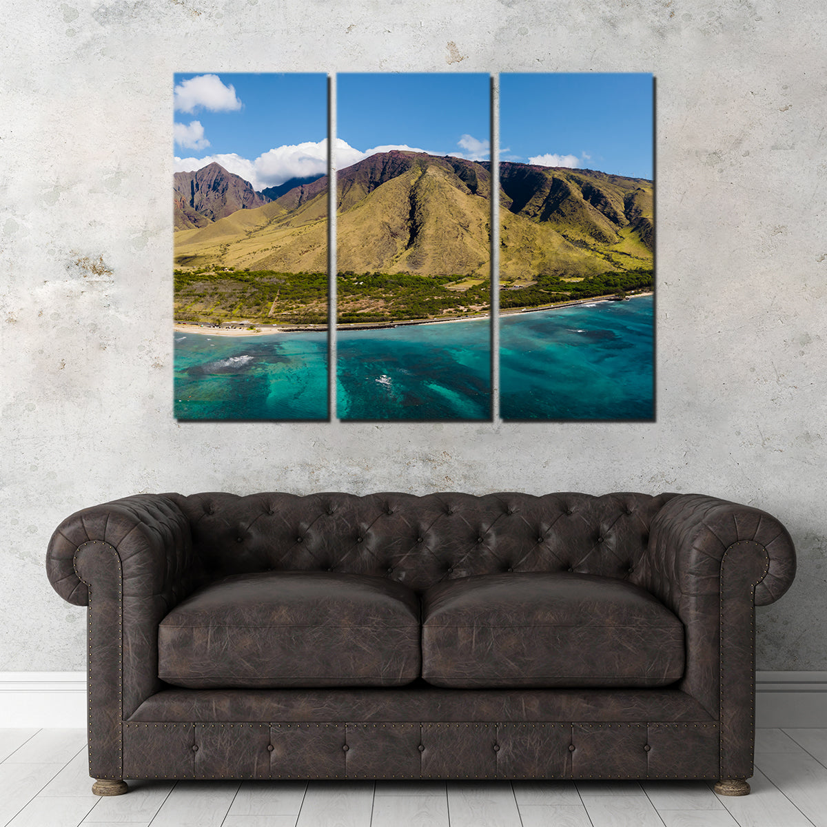 West Maui Aerial Wall Art