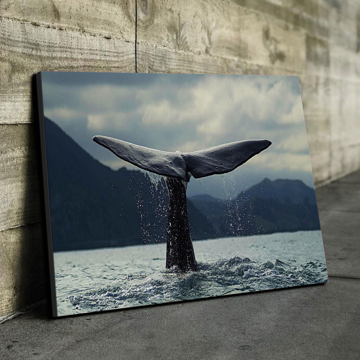 Whale Tail Canvas Set