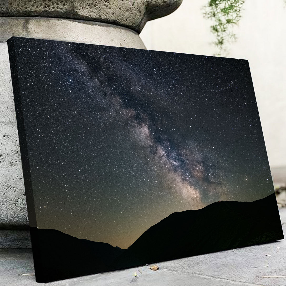 White Mountain Milky Way Wall Art