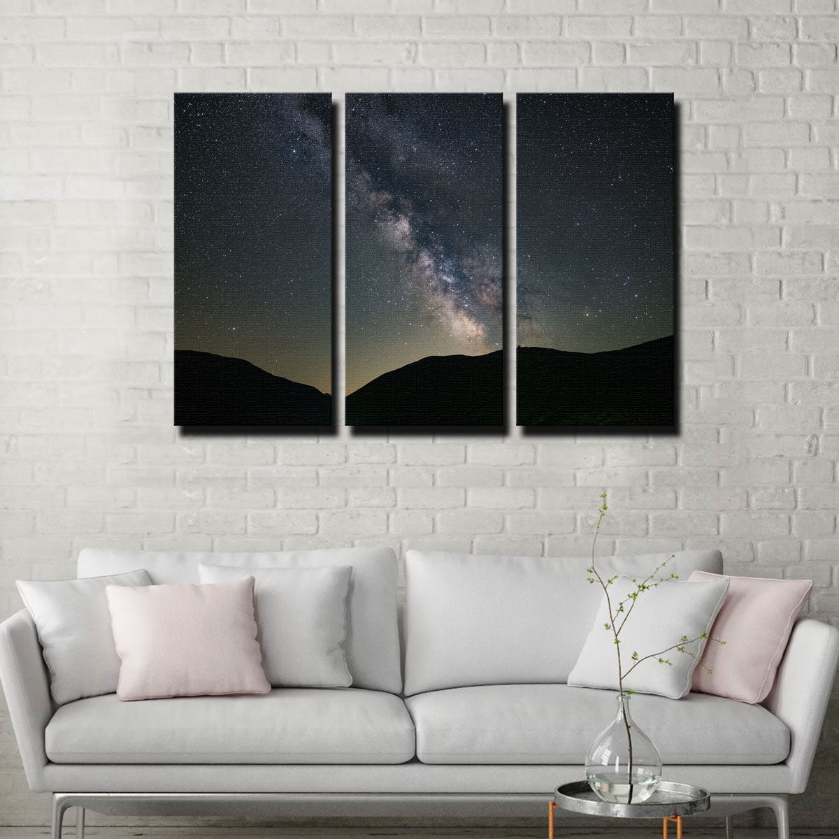 White Mountain Milky Way Wall Art