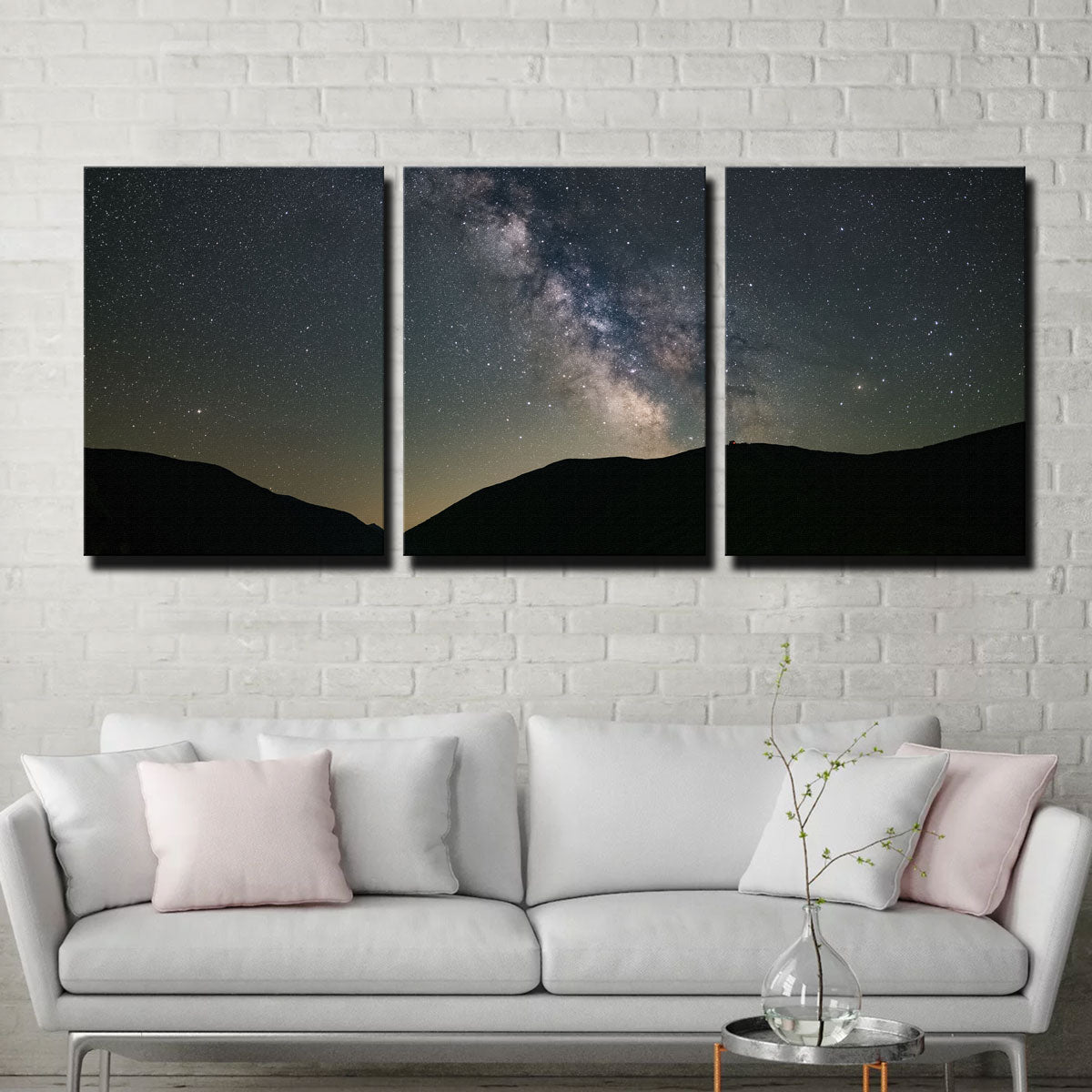 White Mountain Milky Way Wall Art