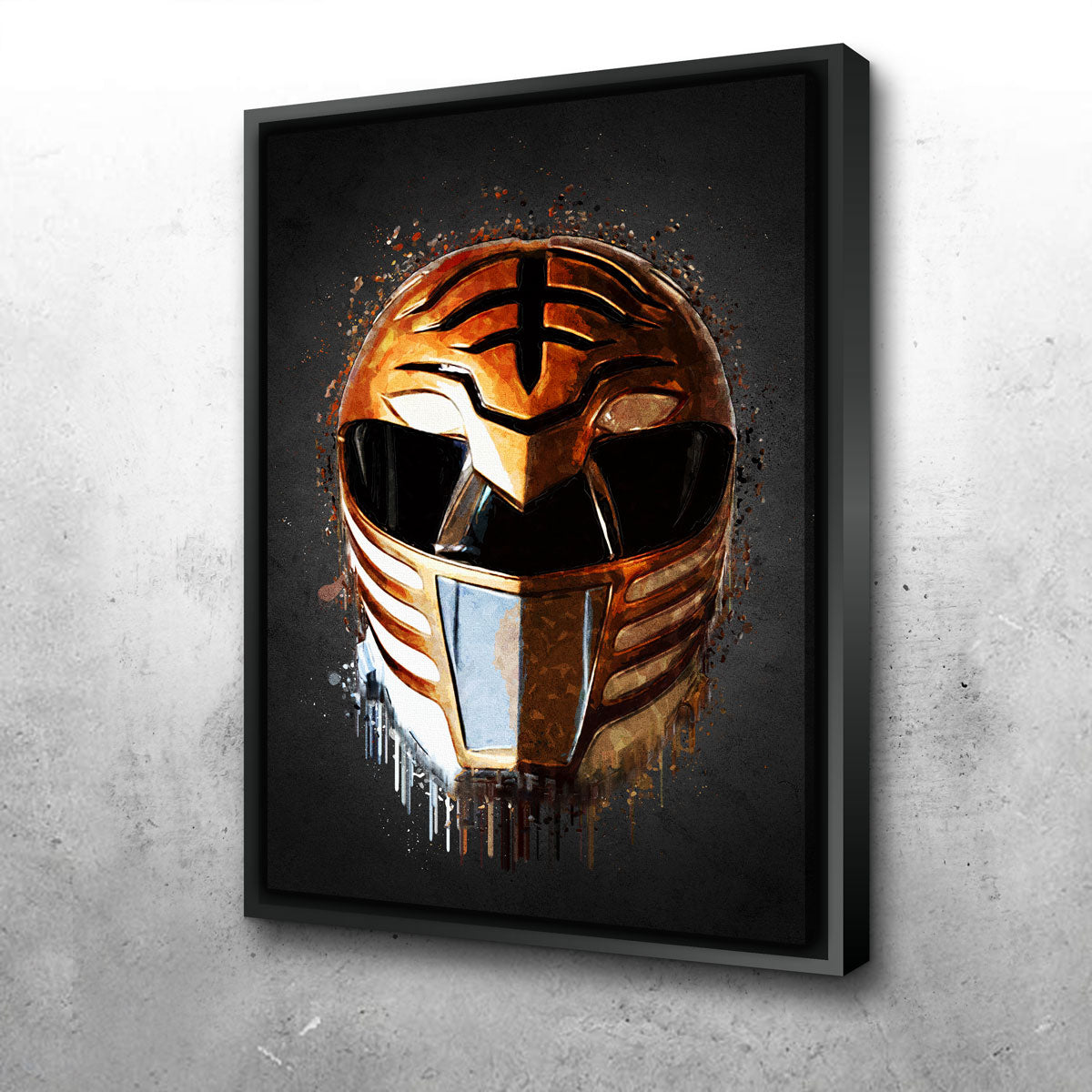White Ranger Portrait Wall Art