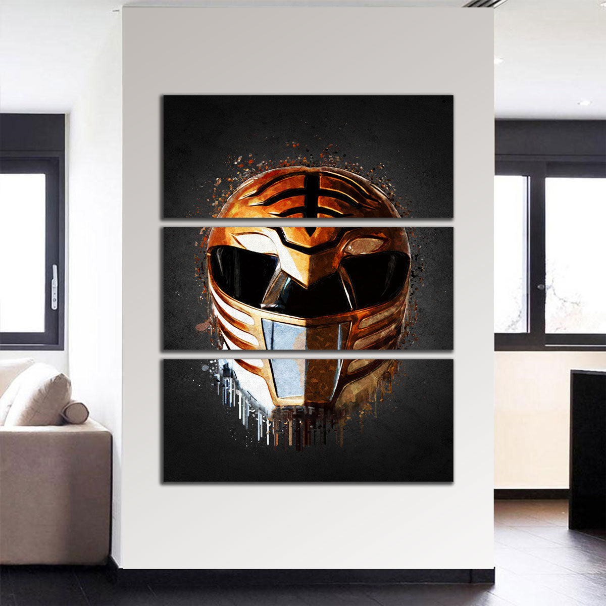 White Ranger Portrait Wall Art