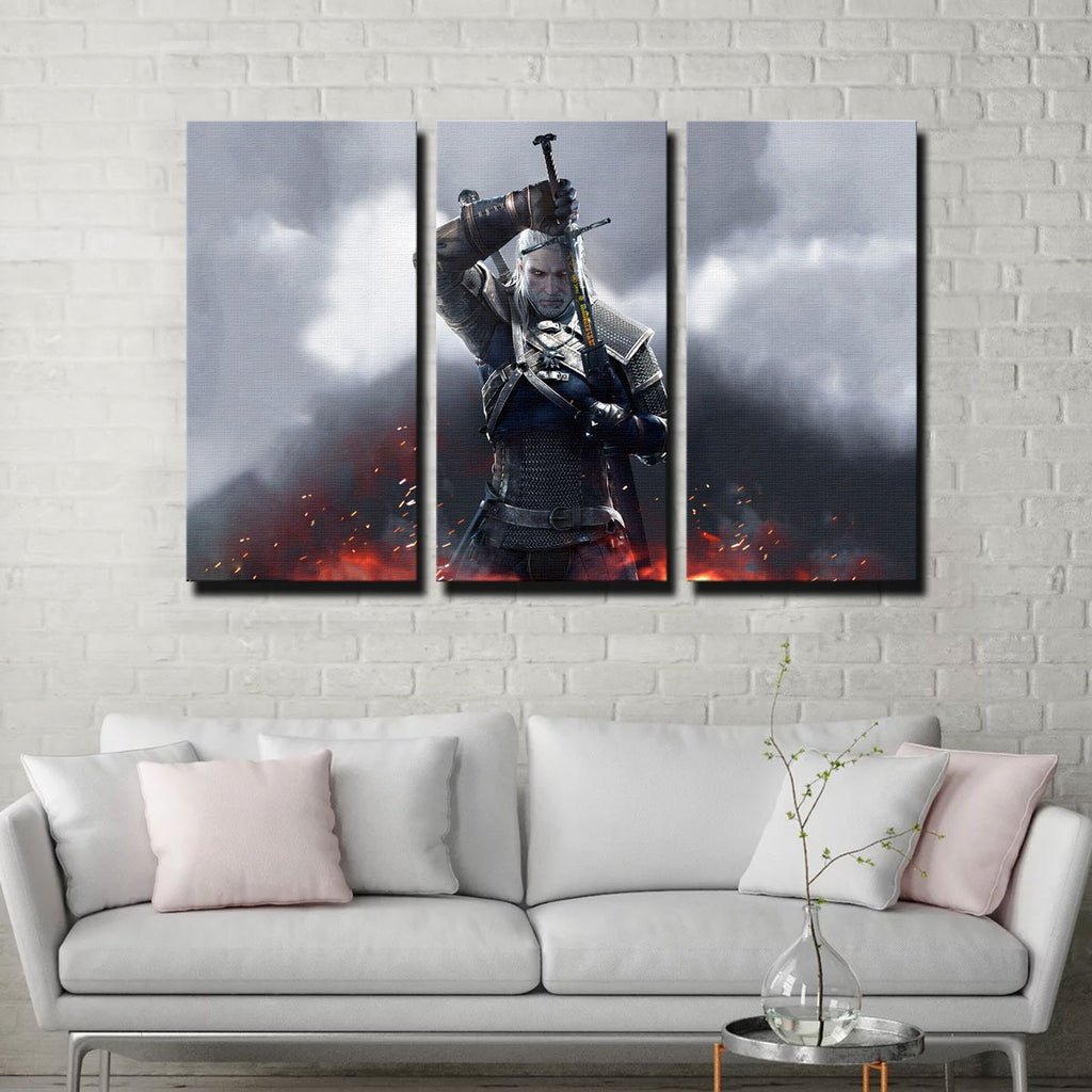 The Witcher 3: Wild Hunt - Movie 5 Panel Canvas Art Wall Decor