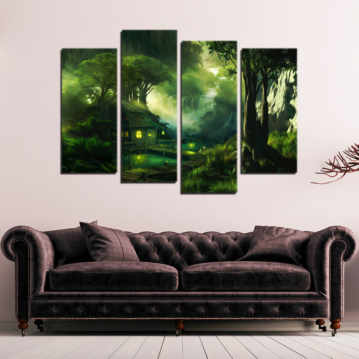 Woodland Cottage Wall Art