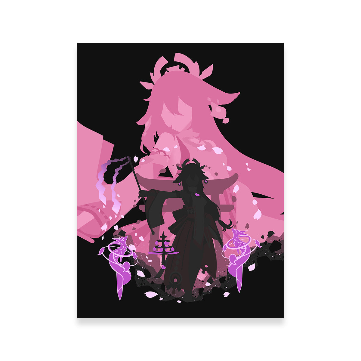 Yae Miko Wall Art