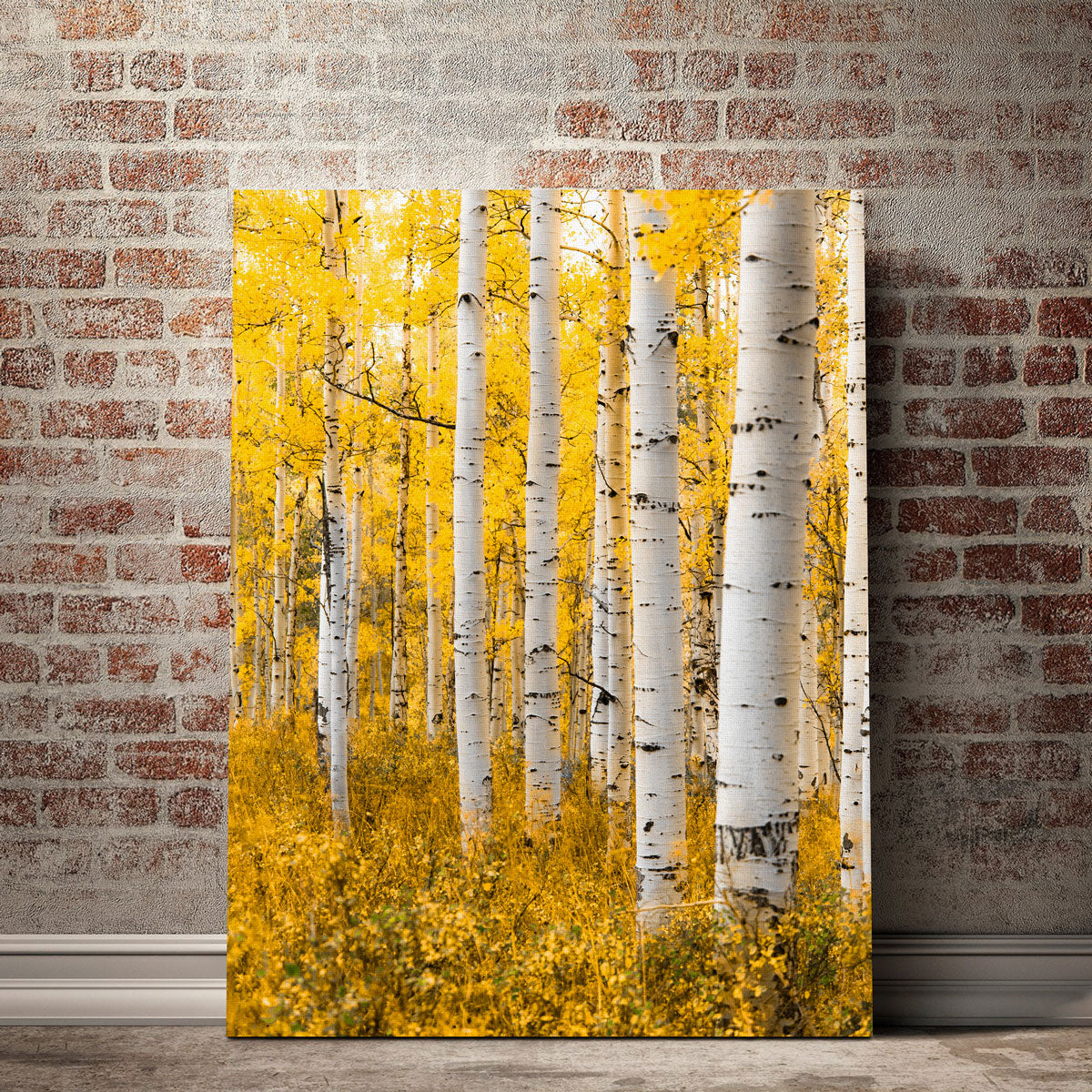Yellow Forest Wall Art
