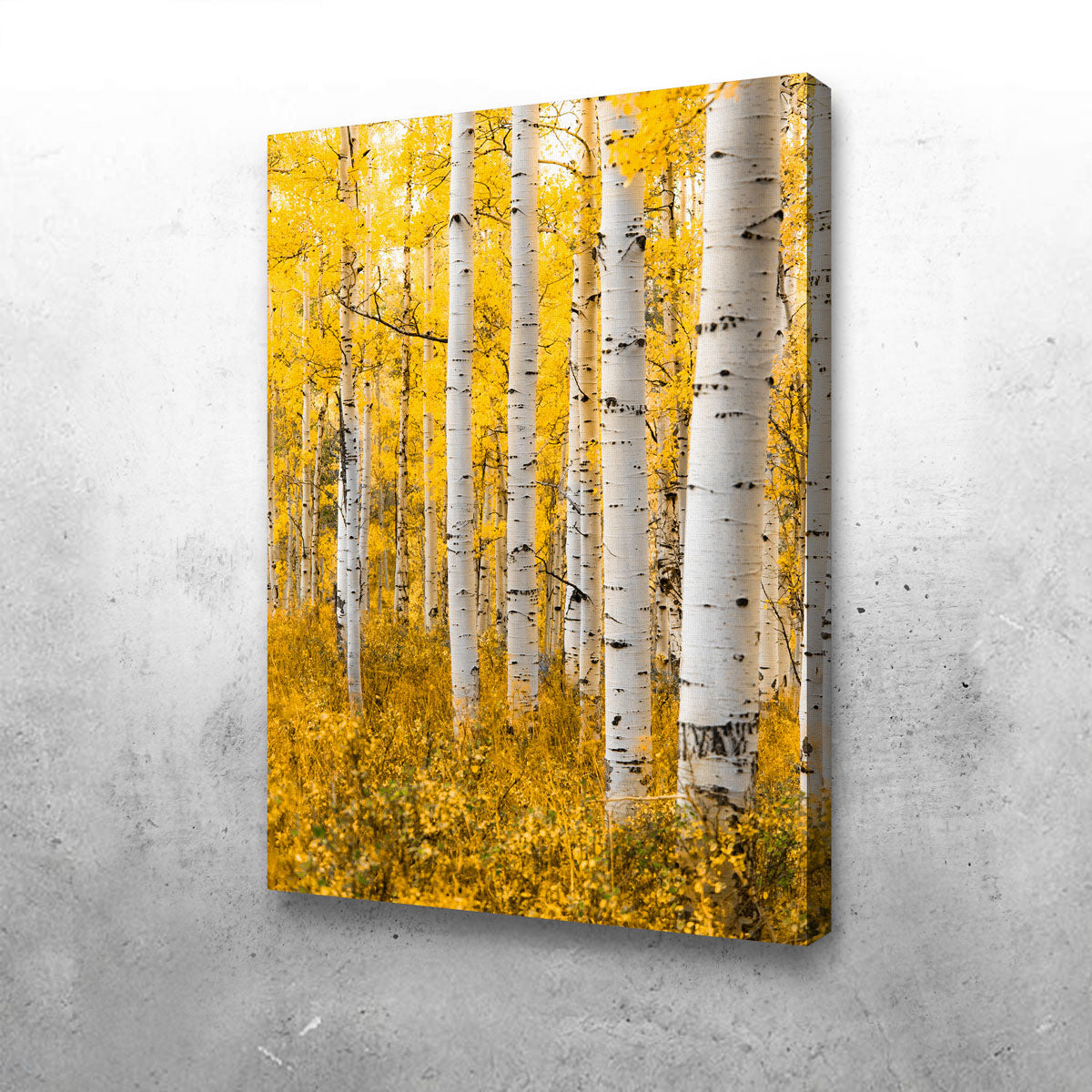 Yellow Forest Wall Art