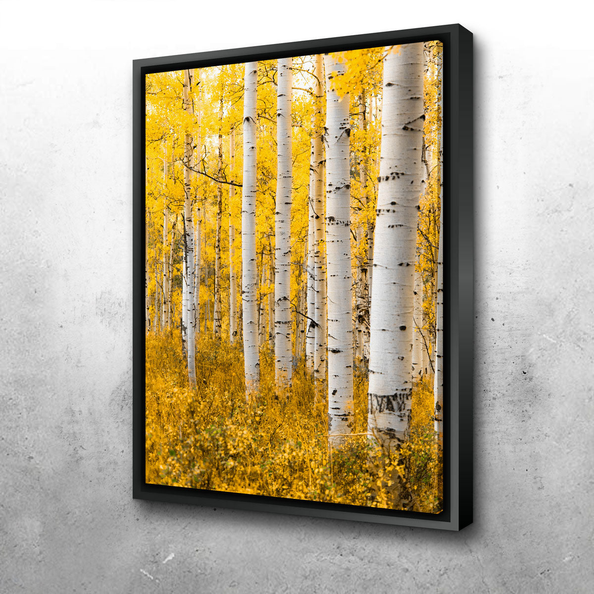 Yellow Forest Wall Art