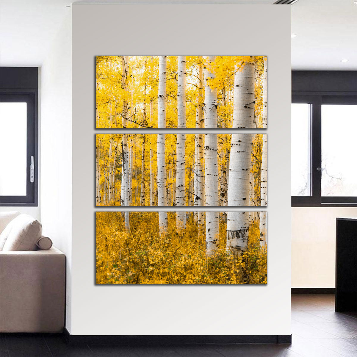 Yellow Forest Wall Art