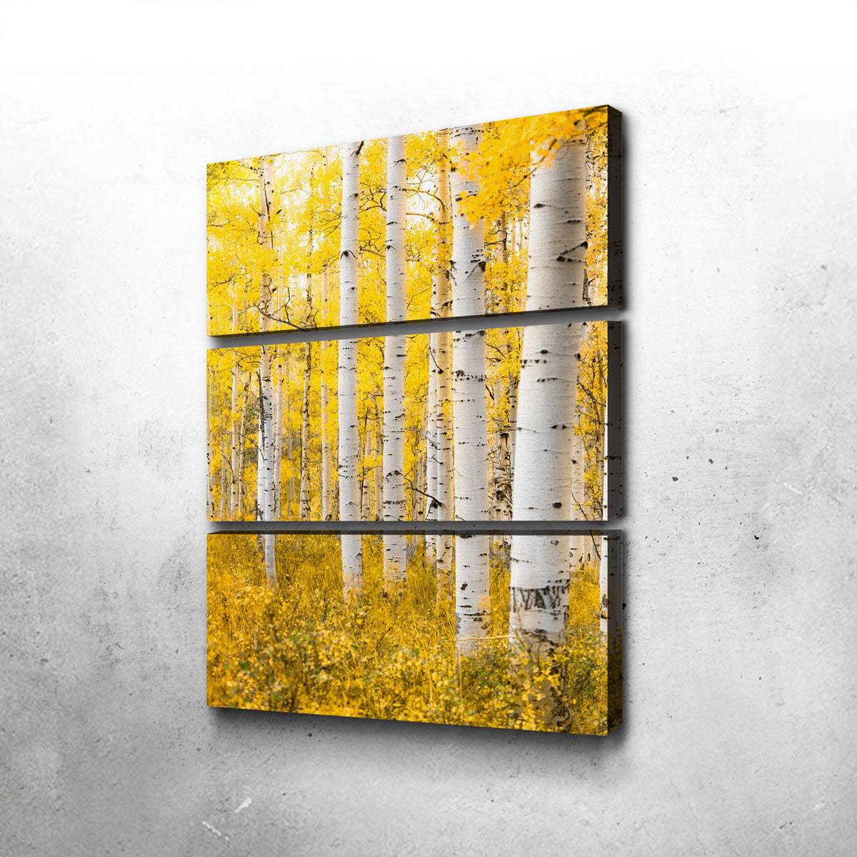 Yellow Forest Wall Art