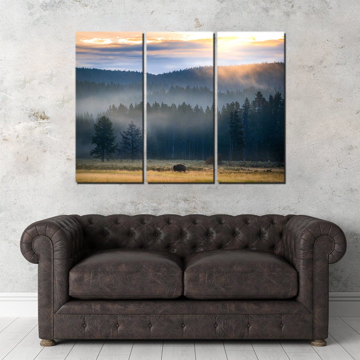 Yellowstone at Dawn Wall Art