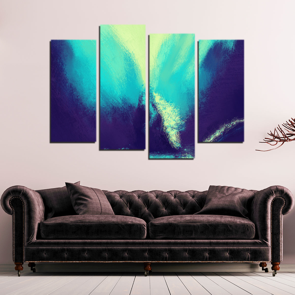 Zilla In Blue Wall Art