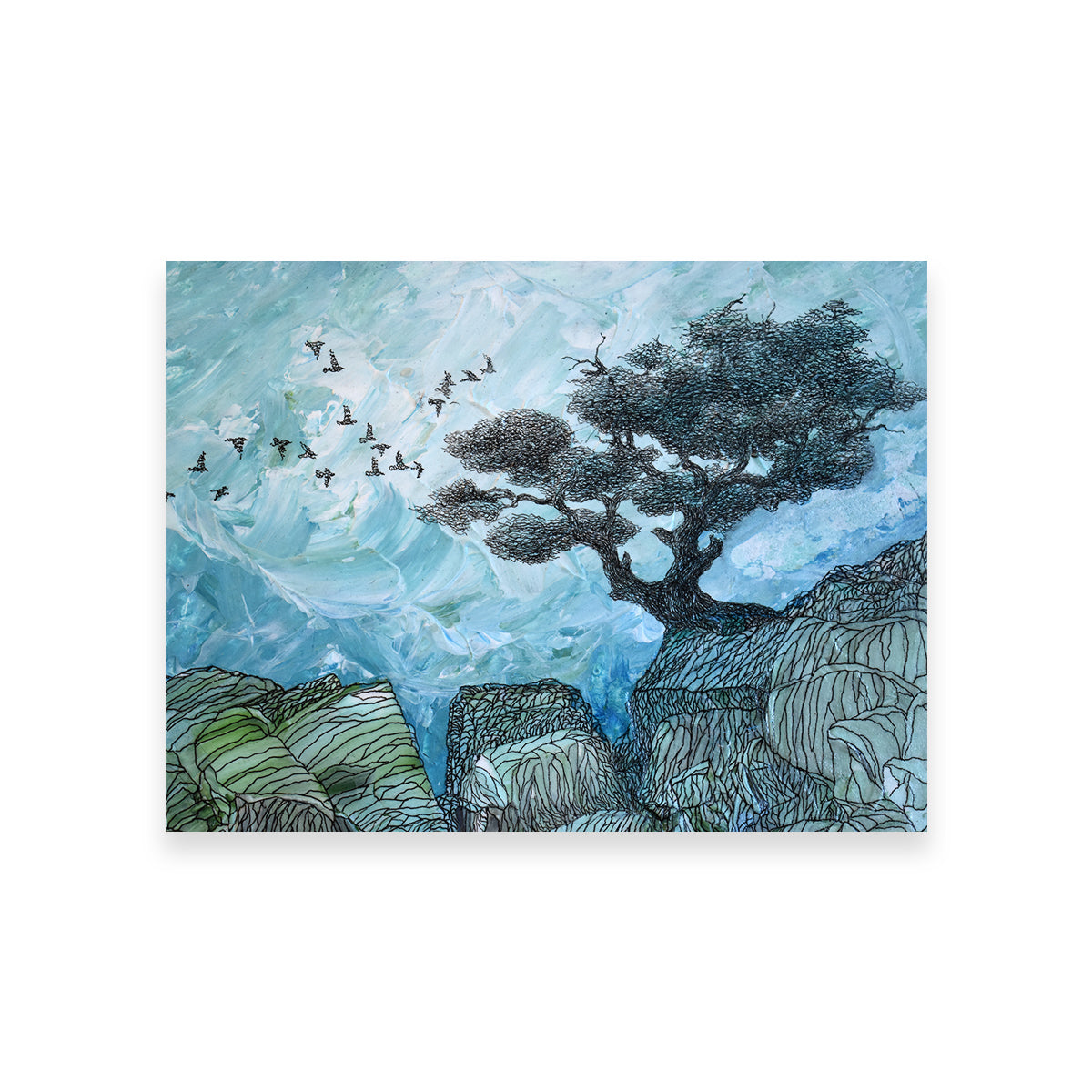 Alone, Content Wall Art