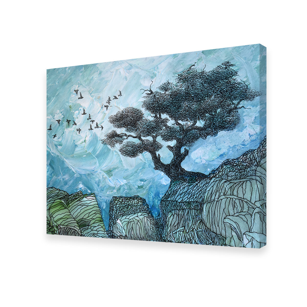 Alone, Content Wall Art