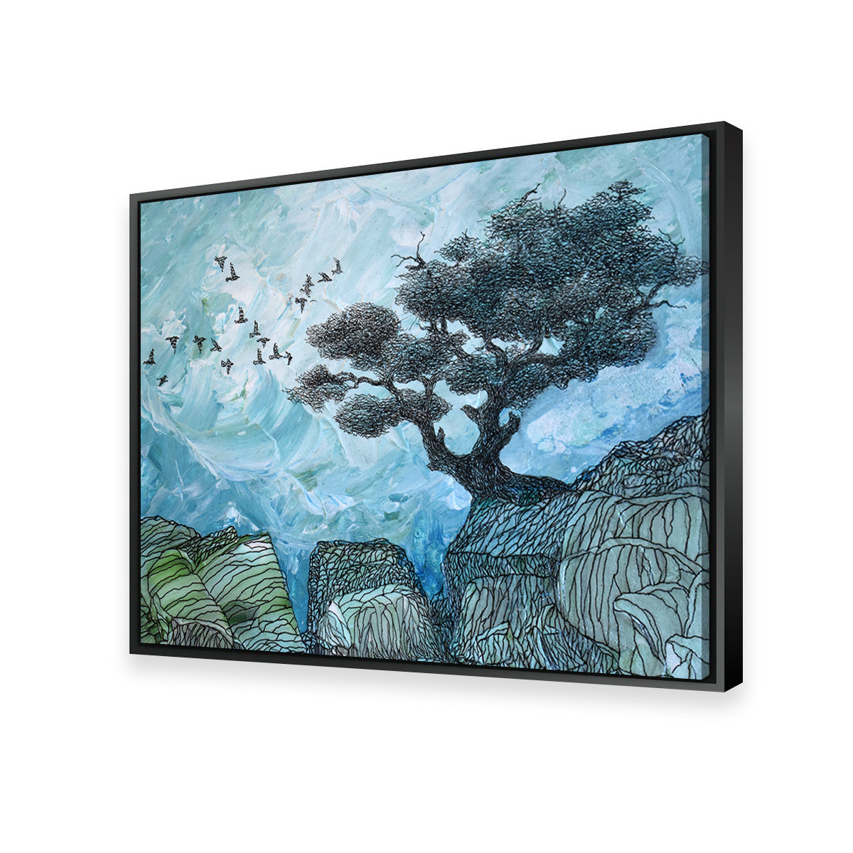 Alone, Content Wall Art