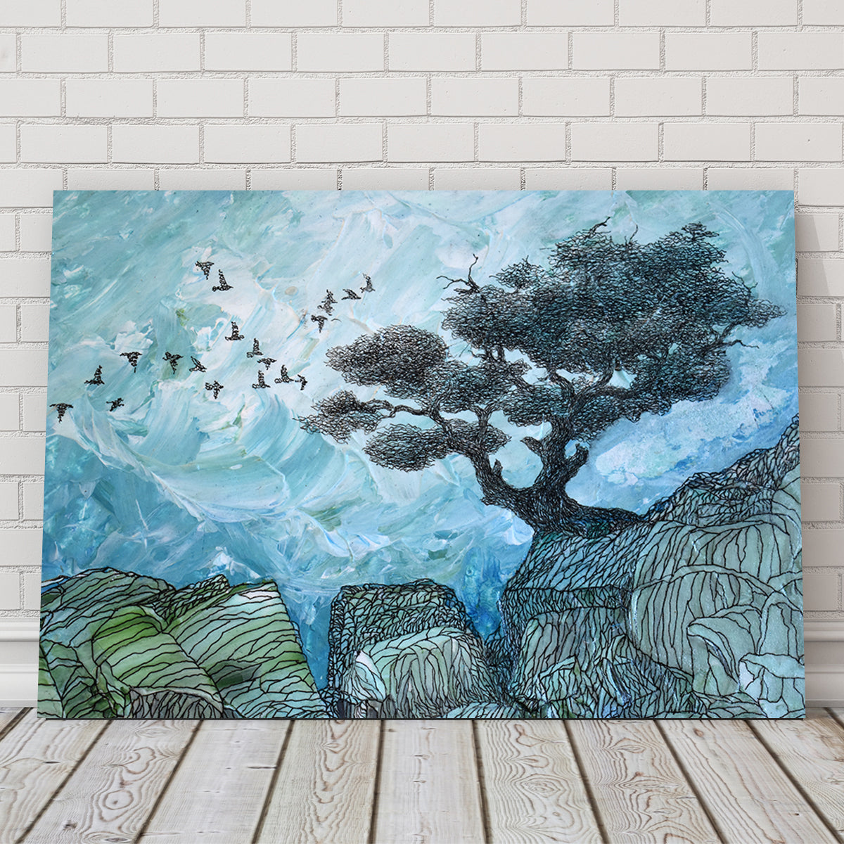 Alone, Content Wall Art