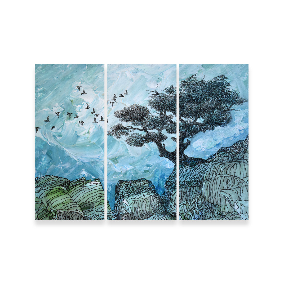 Alone, Content Wall Art