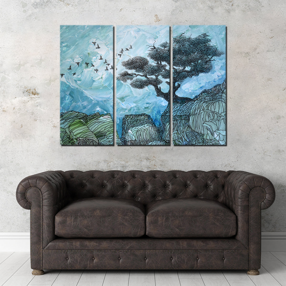 Alone, Content Wall Art