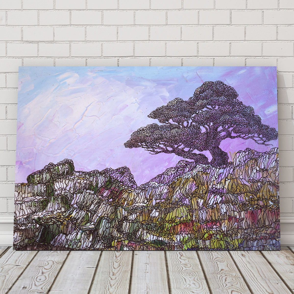 Alone But Undesperate Wall Art