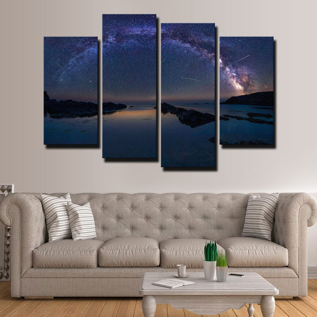Arched Galaxy Wall Art