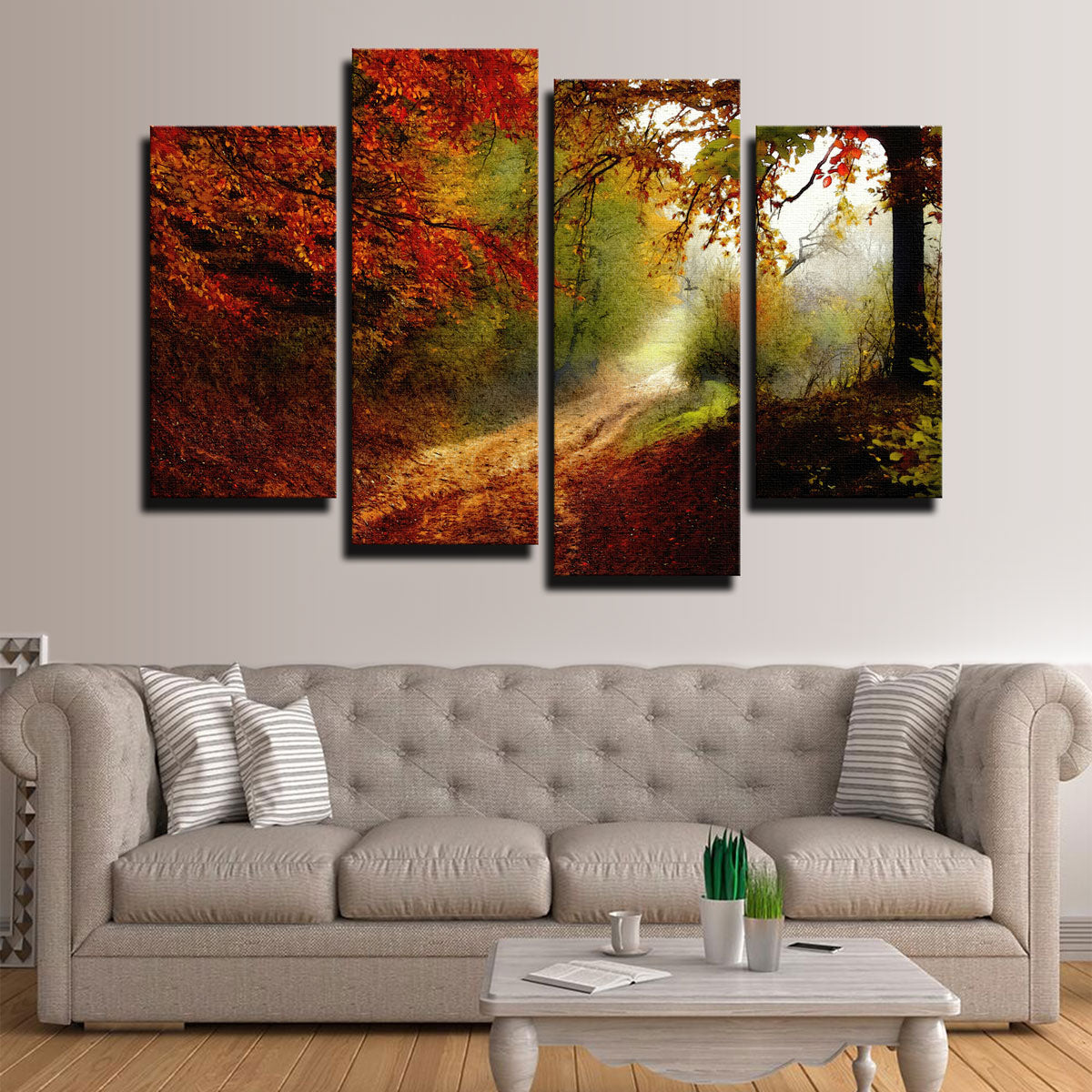 Autumn Forest Edge Wall Art