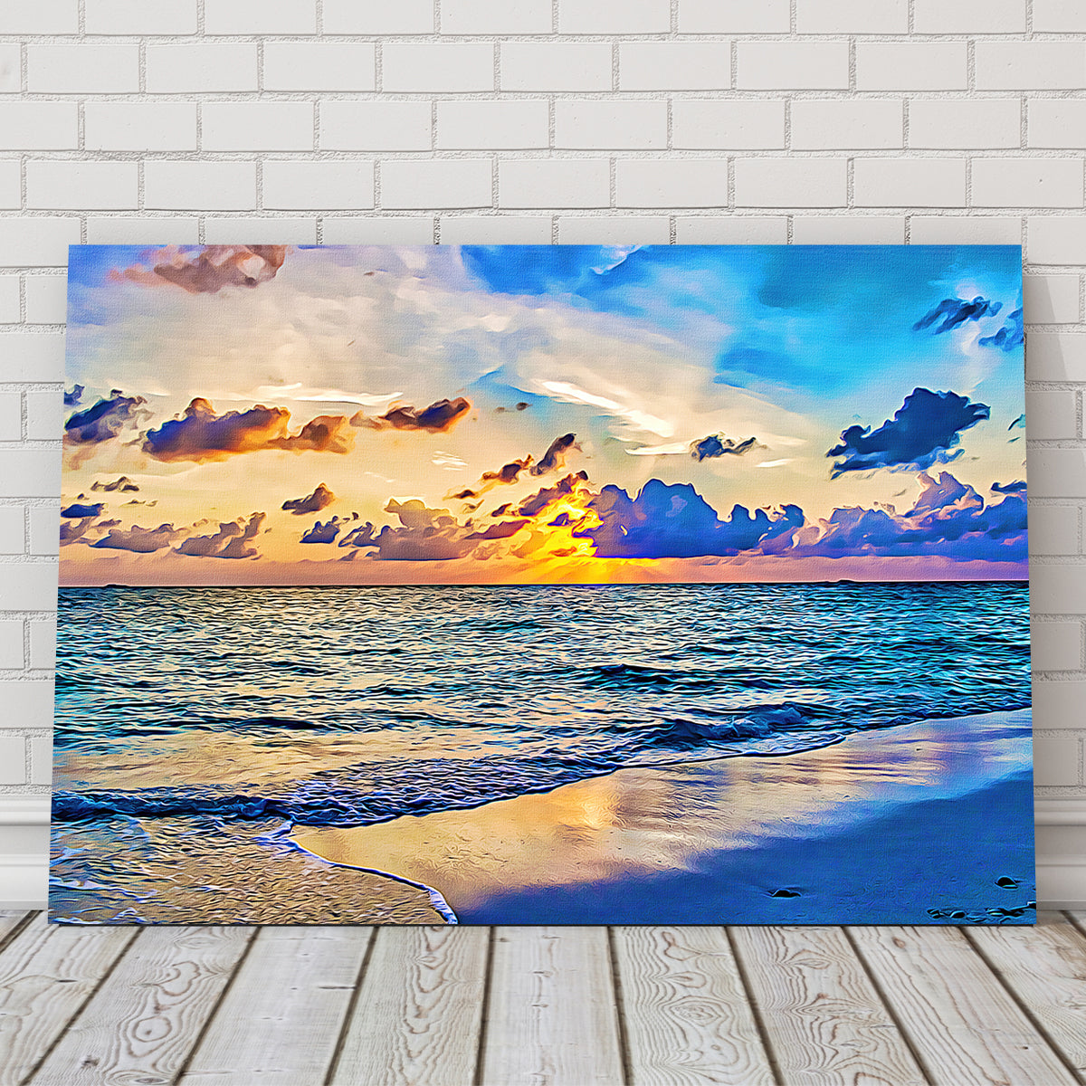 Azure Sunset Wall Art