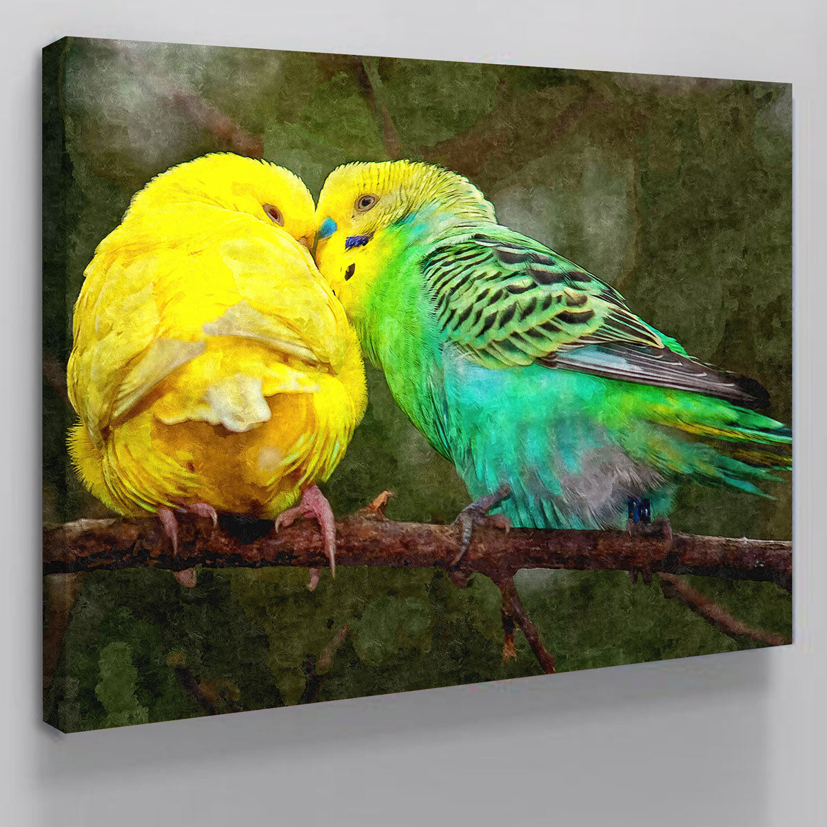 Budgie Snuggles Wall Art
