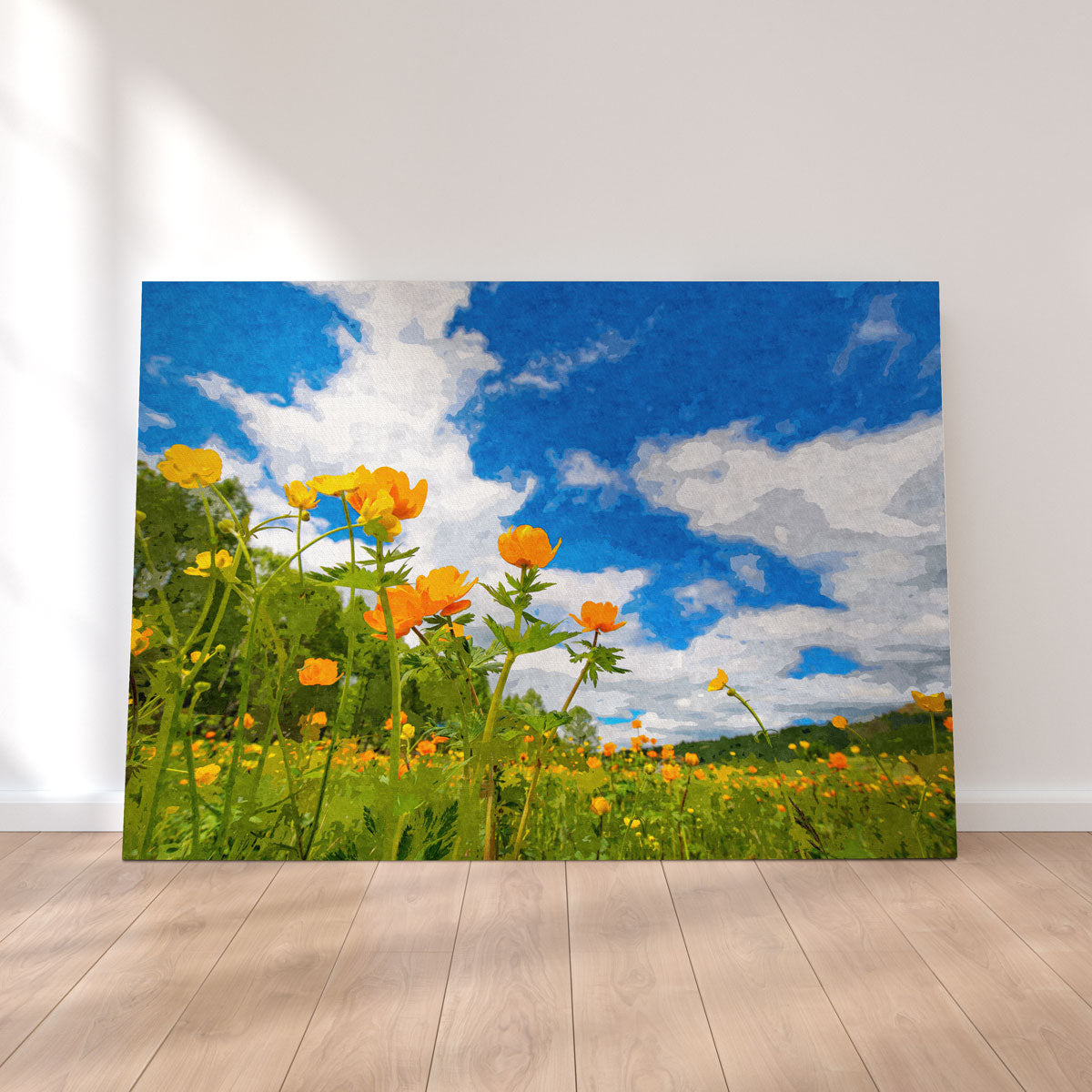 California Poppies Under The Blue Skies Wall Art
